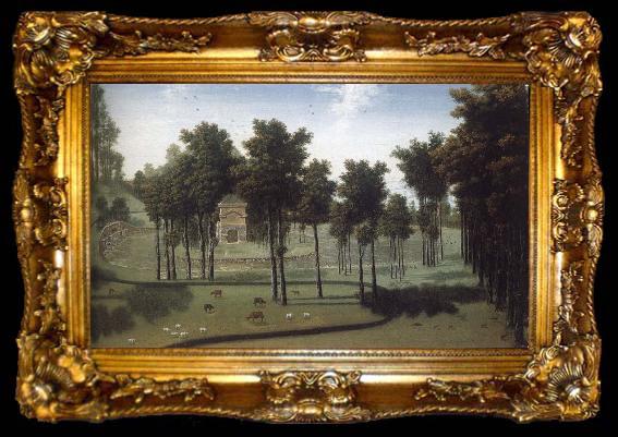framed  unknow artist View to William Kent-s temple on the island, ta009-2